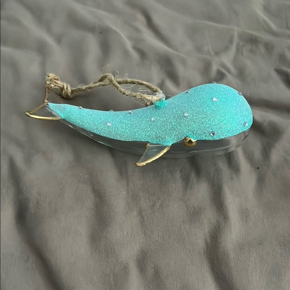 Other - Glittery Blue Whale Ornament